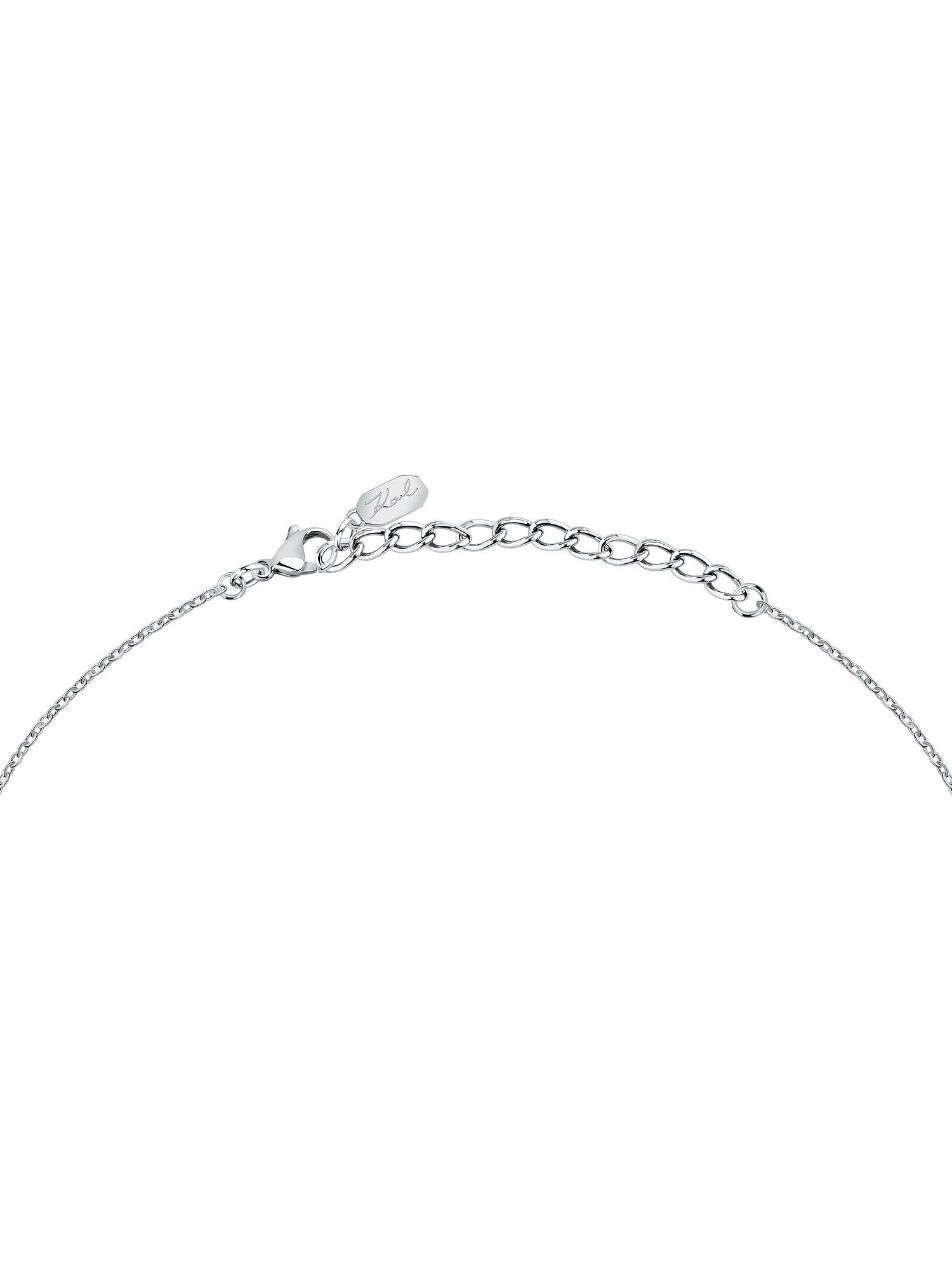 KARL LAGERFELD Collier Karl Lagerfeld Damen-Kette Edelstahl Kristall – Bild 2 von 3