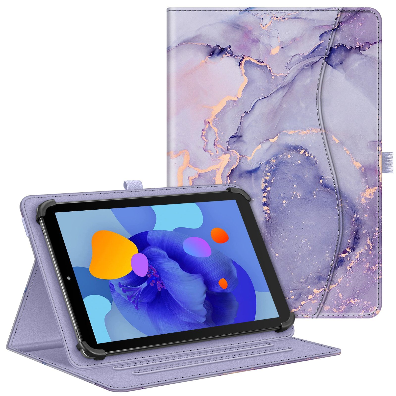 Fintie Tablet-Hülle Tablet Universal Hülle für 9 10 10,1 Zoll - Multi-Winkel Folio Schutzhülle mit Dokumentschlitze für Jumper, CHUWI, TECLAST, Blackview, HAOVM, CUBOT und mehr 9-10.9 Tablets