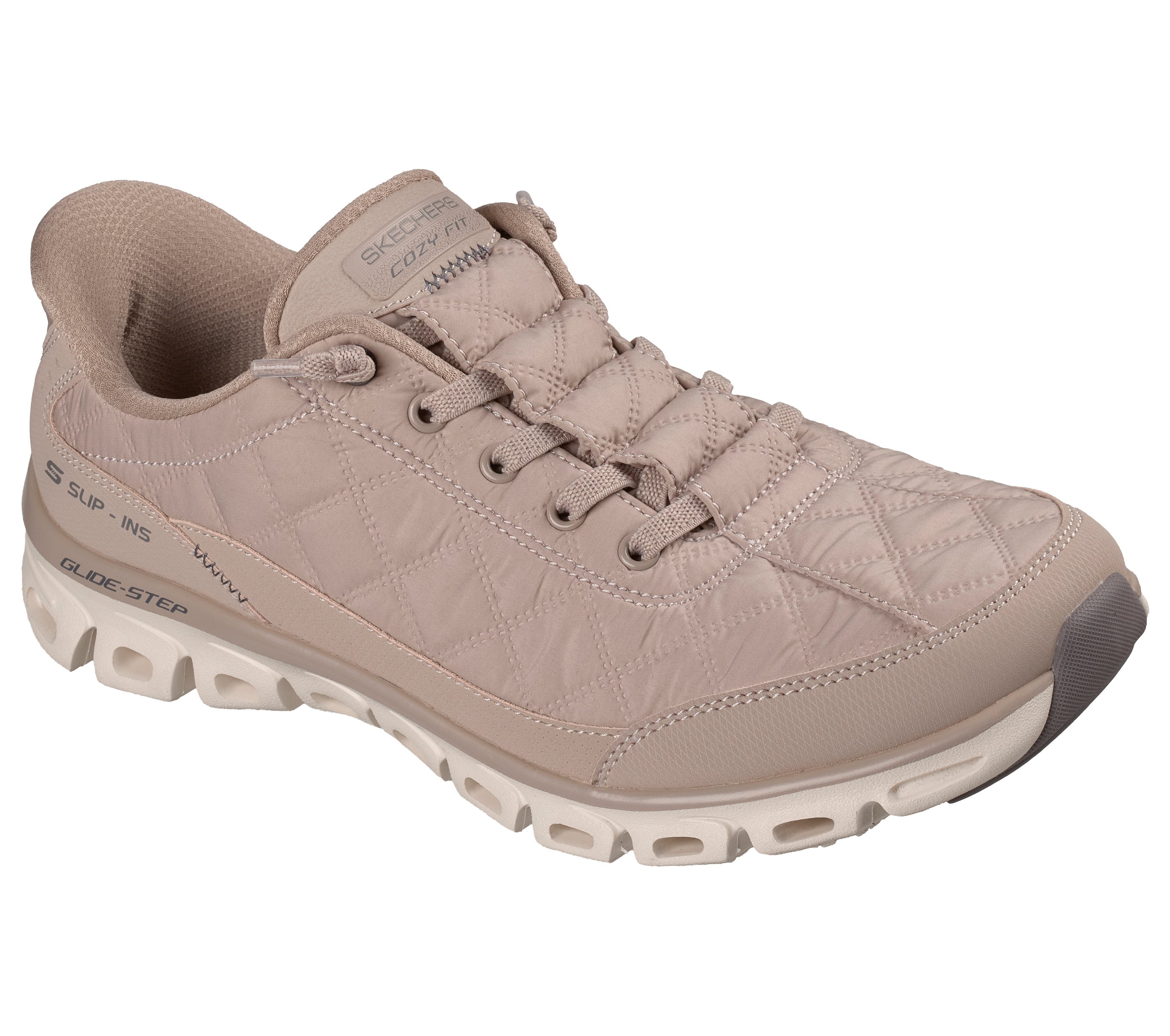 Skechers GLIDE-STEP Slip-On Sneaker Freizeitschuh, Slipper mit No Tie Fit zum Schlupfen