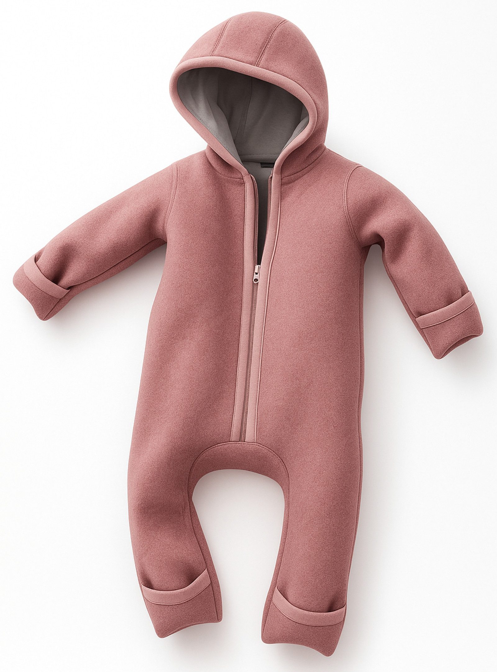 Alavya Home® Overall Walkoverall Bio-Schurwolle I BESTSELLER! OTTO´s Choice Preiskracher (1-tlg) Wollfleece mit Reißverschluss, Walk Woll-Anzug für Kleinkind und Baby