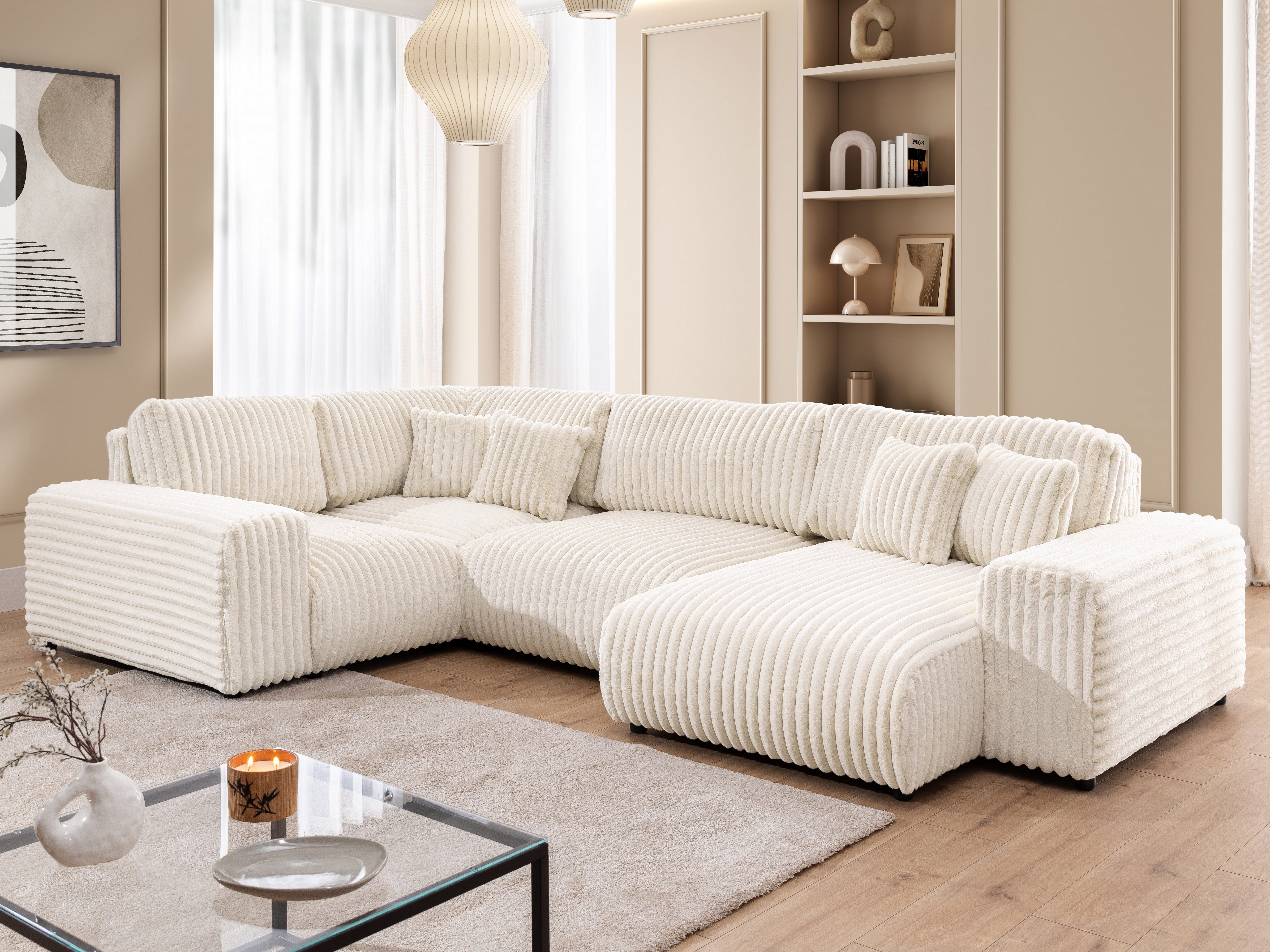 S-Style Möbel Wohnlandschaft Mollis im XXL-Format günstig online kaufen