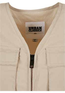 URBAN CLASSICS Jerseyweste Urban Classics Damen Ladies Short Tactical Vest (1-tlg)