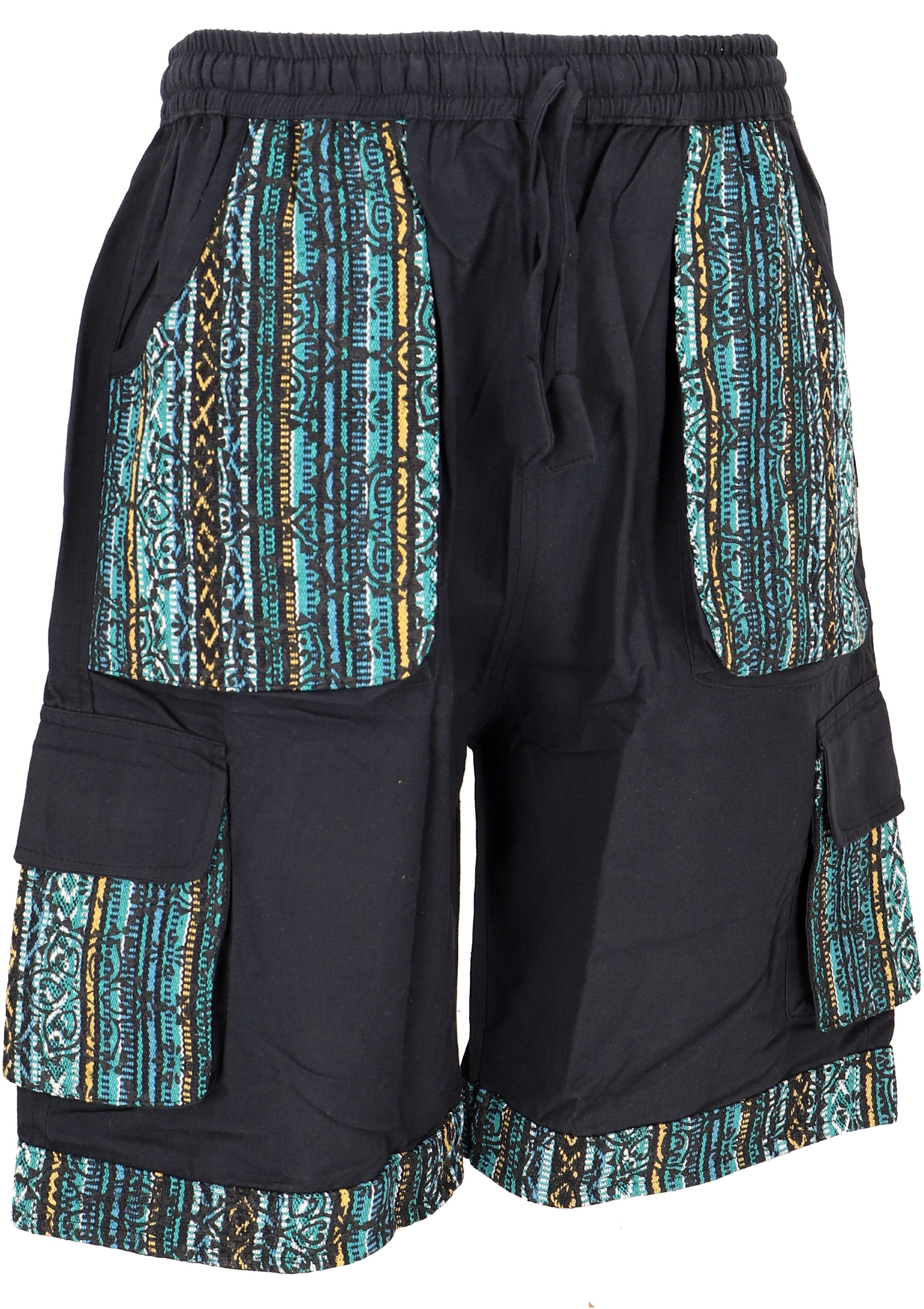 Guru-Shop Relaxhose Ethno Yogashorts im Goastyle günstig online kaufen