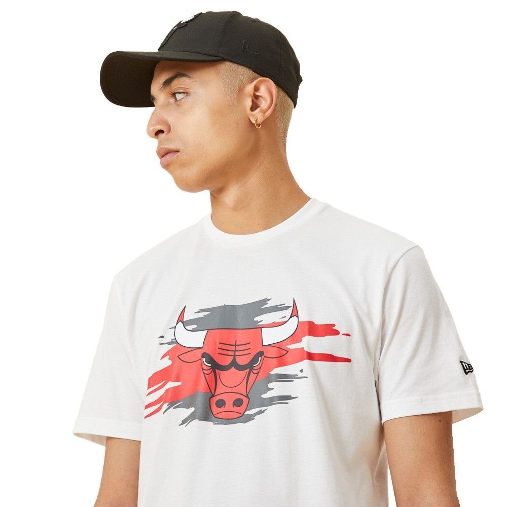 Era Tee CHICAGO NBA BULLS Print-Shirt Tear New T-Shirt NEU/OVP Graphic Era New