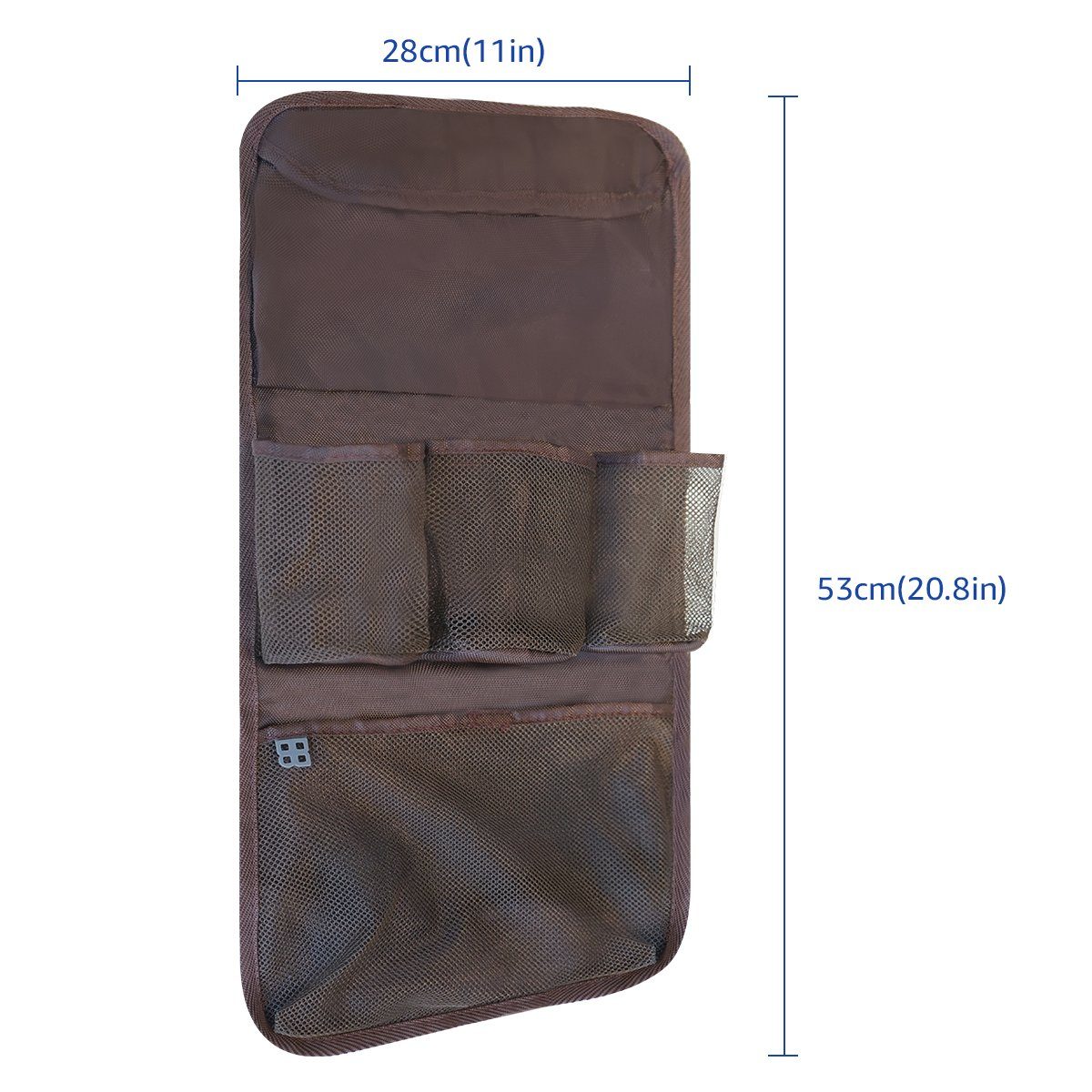 600D Auto-Rückenlehnentasche Taschen, Polyester-Gewebe MULISOFT 3 2 Fächer,