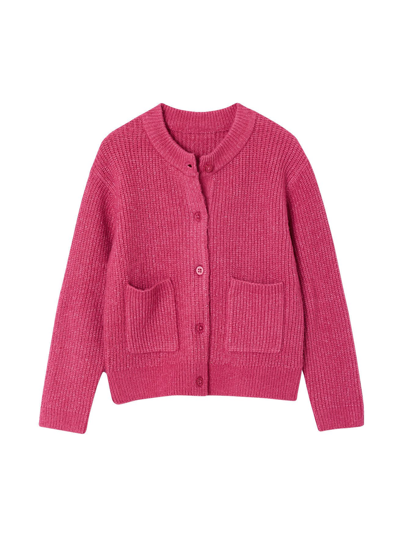 vertbaudet Strickjacke Strickjacke Mädchen flauschiger Strick