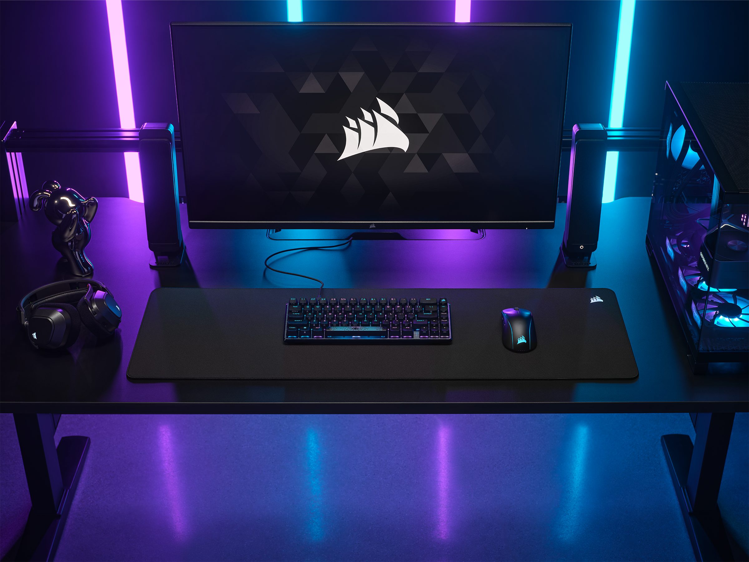 Corsair Gaming Mauspad MM500 v2-EXT, Schnelle Bewegung