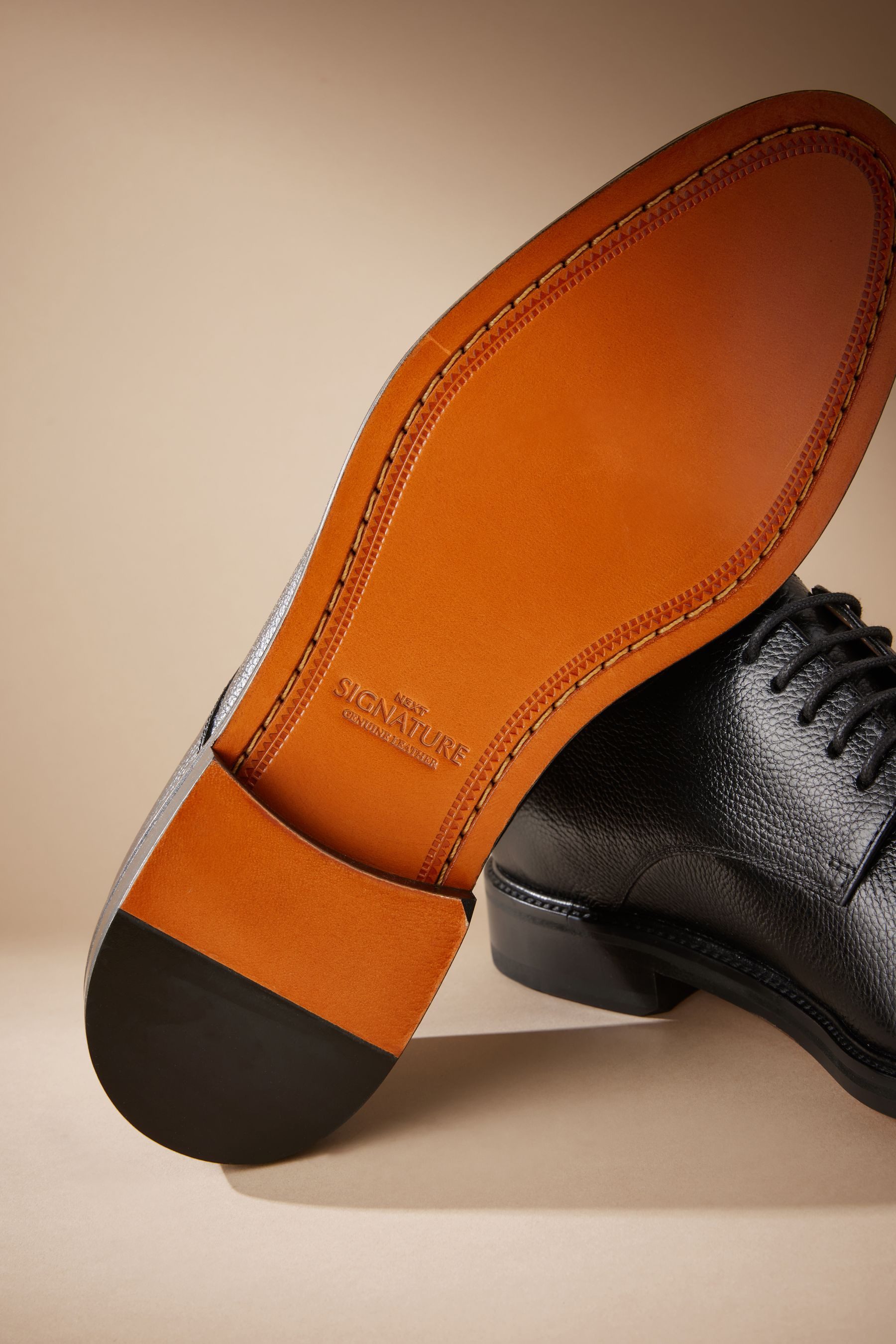 Next Signature Derby-Schuhe mit Ledersohle Espadrille (1-tlg)