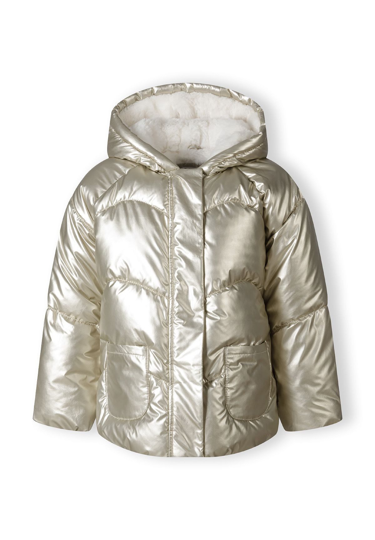 MINOTI Wintermantel Gefütterte Jacke im Matalic-Look, günstig online kaufen