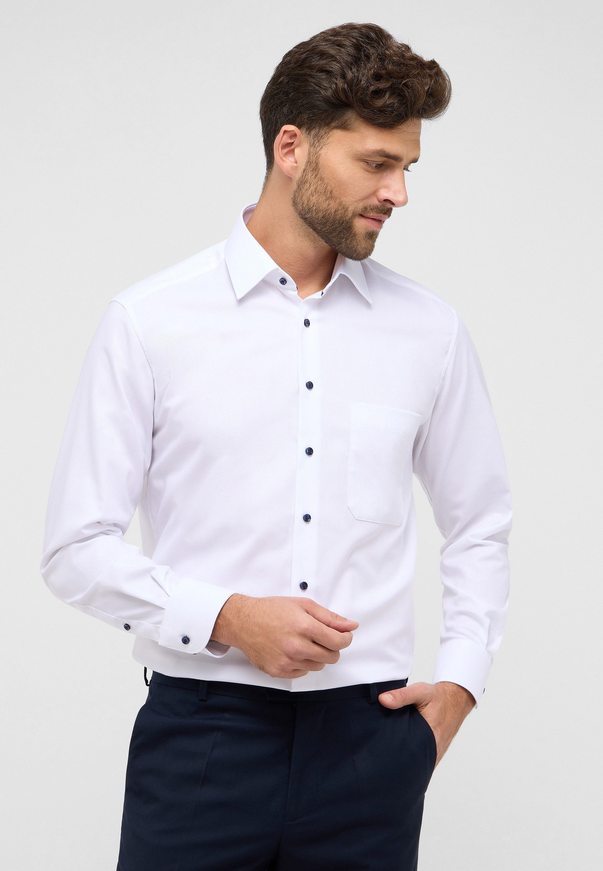 Eterna Langarmhemd COMFORT FIT NON IRON günstig online kaufen