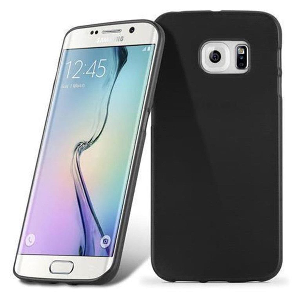 Cadorabo Handyhülle für Samsung Galaxy S6 EDGE Hülle Samsung Galaxy S6 EDGE, Flexible TPU Silikon Handy Schutzhülle - Hülle - ultra slim