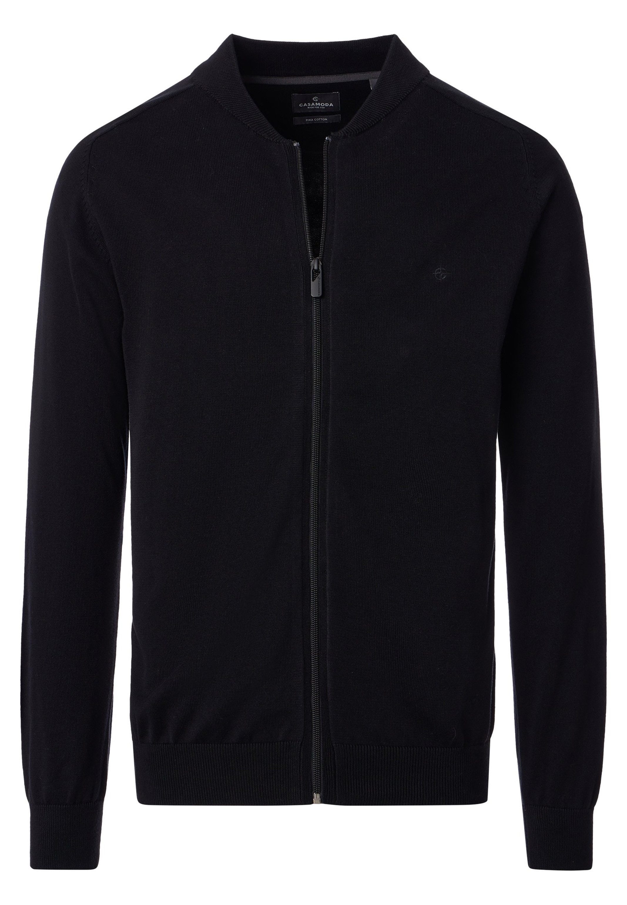 CASAMODA Strickjacke Basic (1-tlg) Strickjacke - Baumwolle - Atmungsaktiv - günstig online kaufen