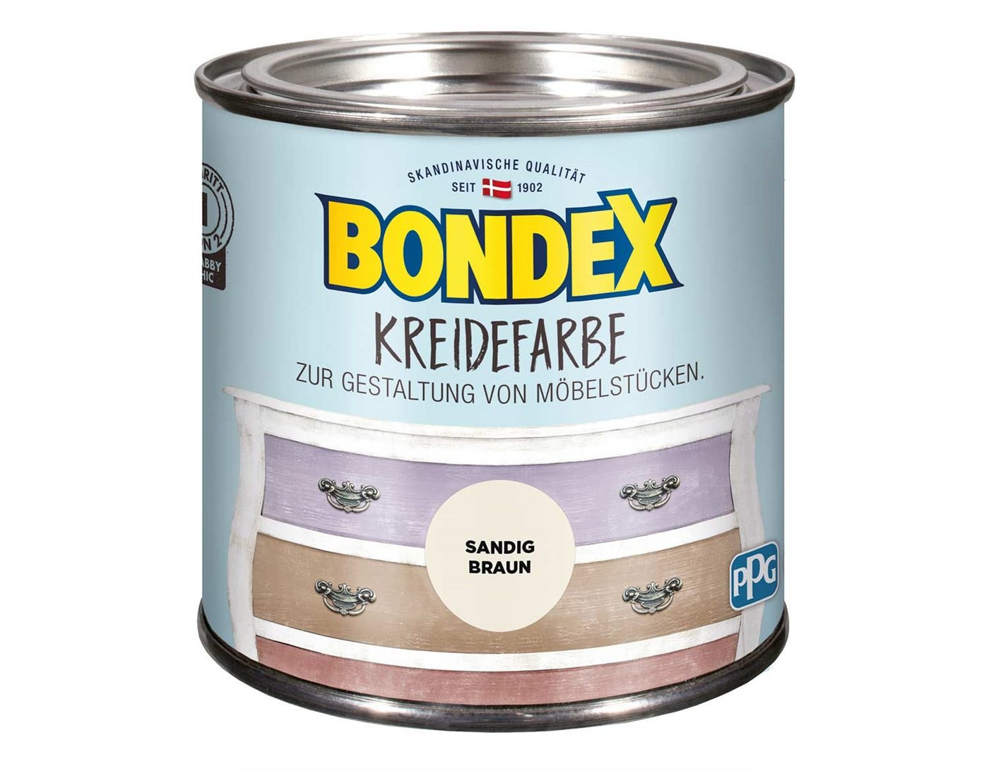 Thumbnail - Bondex Kreidefarbe, Kreidefarbe für Innen Vintage-Effekt Shabby-Chic-Look