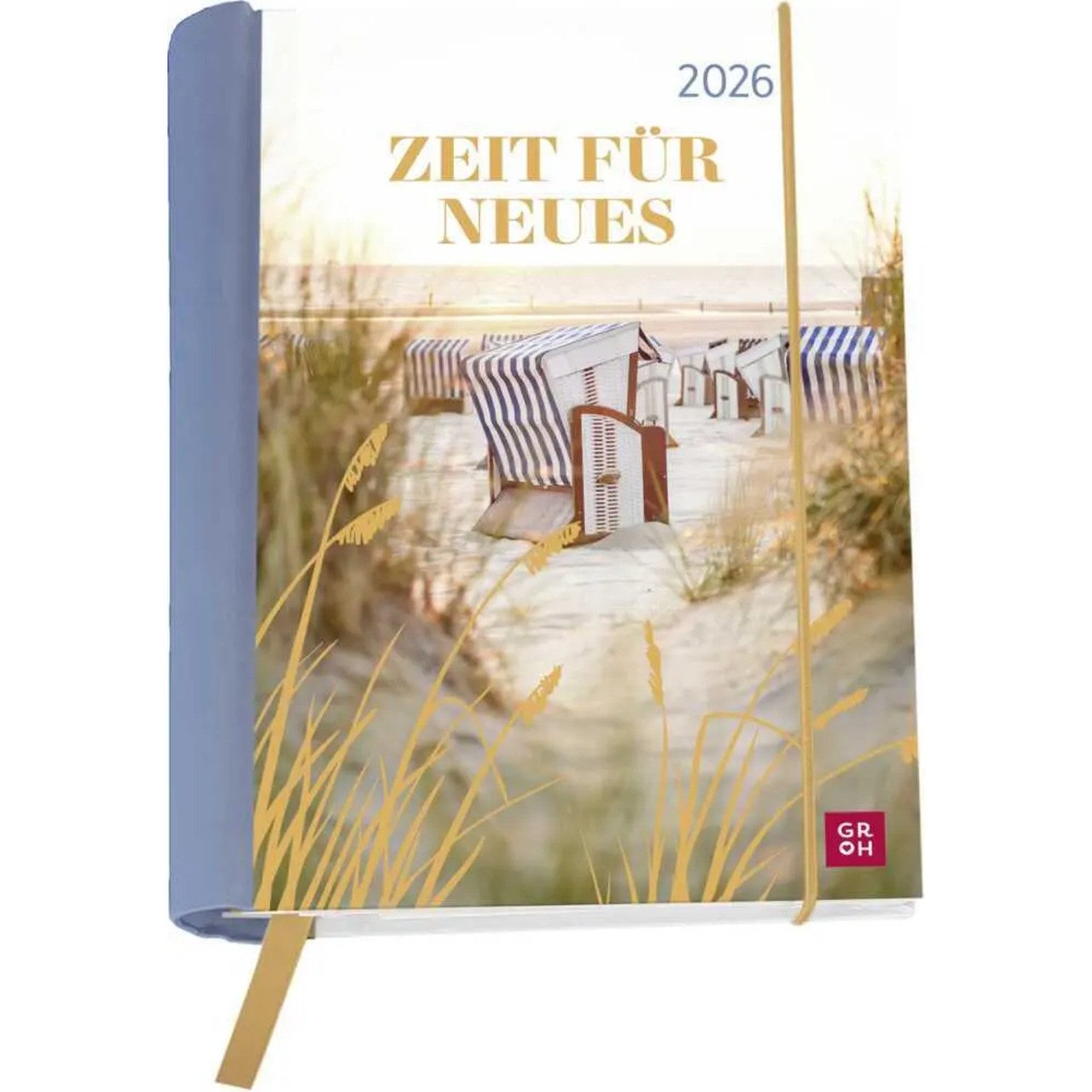 groh Verlag Taschenkalender Buchkalender 2026: Zeit für Neues