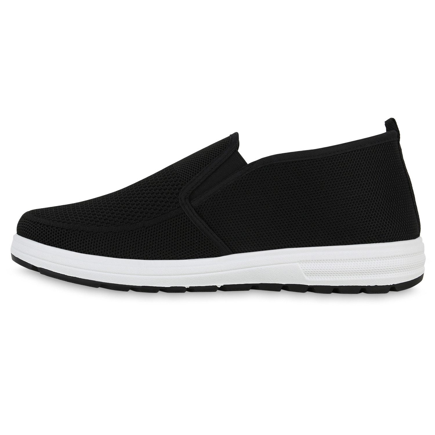 VAN HILL 841706 Laufschuh Herren Slip Ons Sportschuhe Sportliche Strick Pro günstig online kaufen