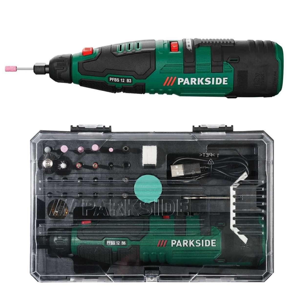 Parkside Feinbohrschleifer 12 V Akku-Feinbohrschleifer PFBS 12 kompatibel m günstig online kaufen