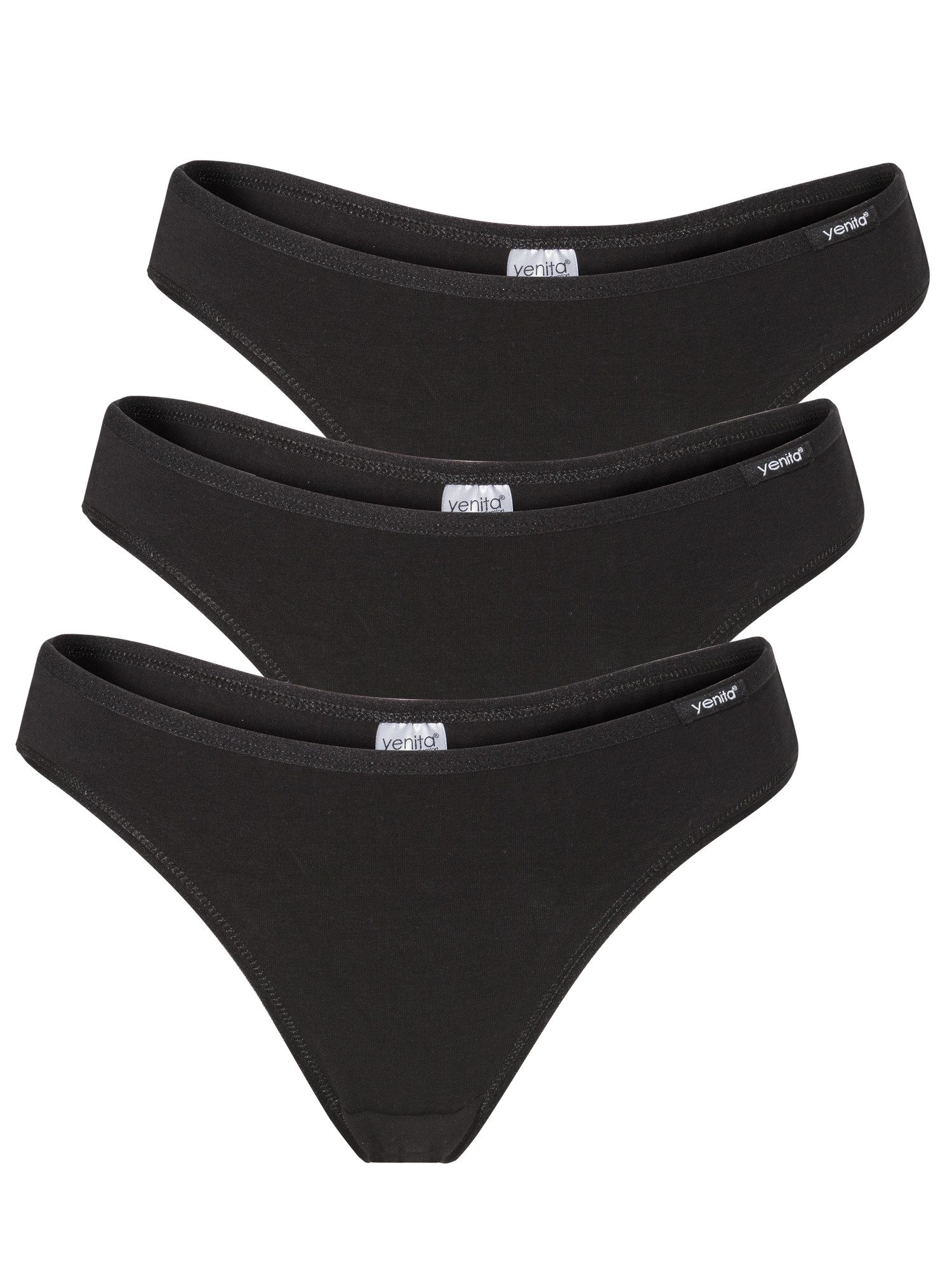 Yenita® String Modern-Collection (3-St) in angenehmer Baumwoll-Stretchqualität