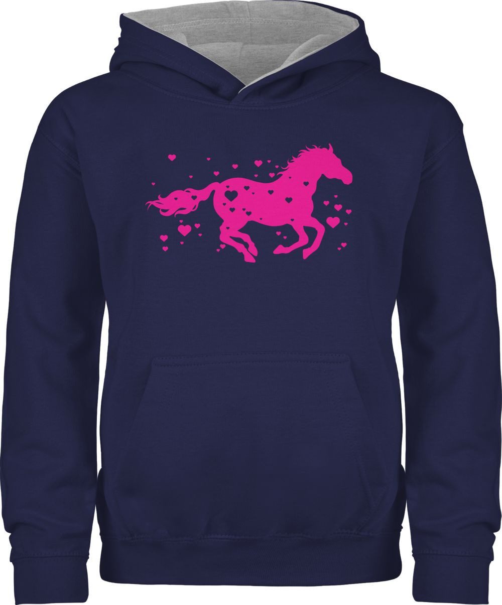 Shirtracer Hoodie Geschenk Pferd I Pferdemädchen Geschenke I Reitpferd I Springpferd Pferd – Bild 4 von 4