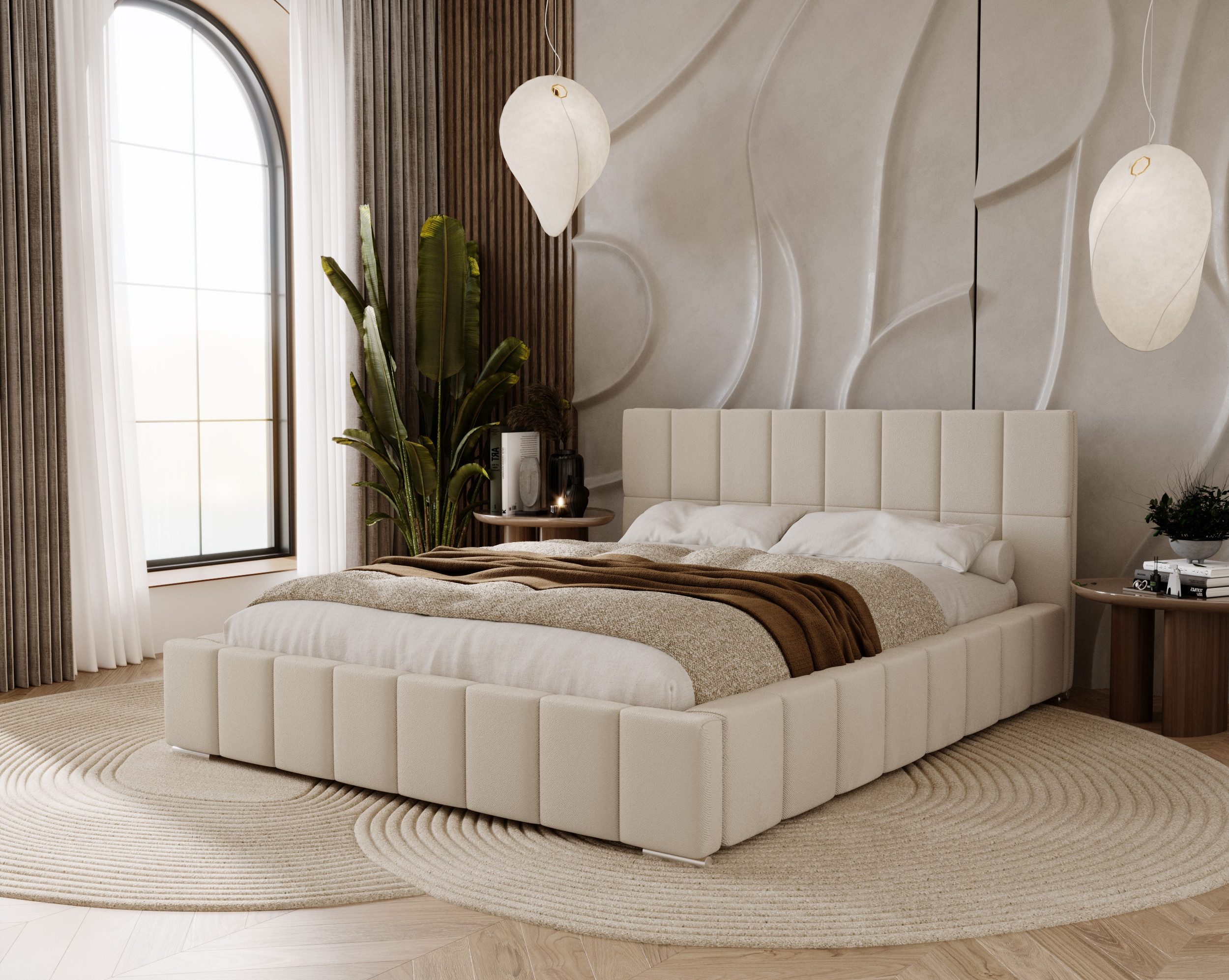 MARPUR Polsterbett ALMA inkl. Schaummatratze SELEKT (Polsterbett mit Bettka günstig online kaufen