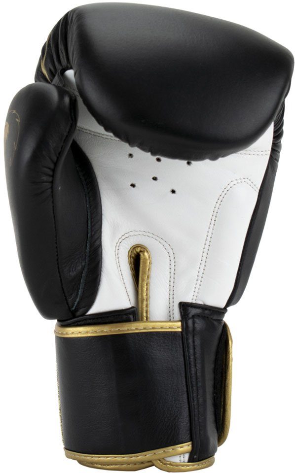 Pro Boxhandschuhe goldfarben/schwarz Warrior Super