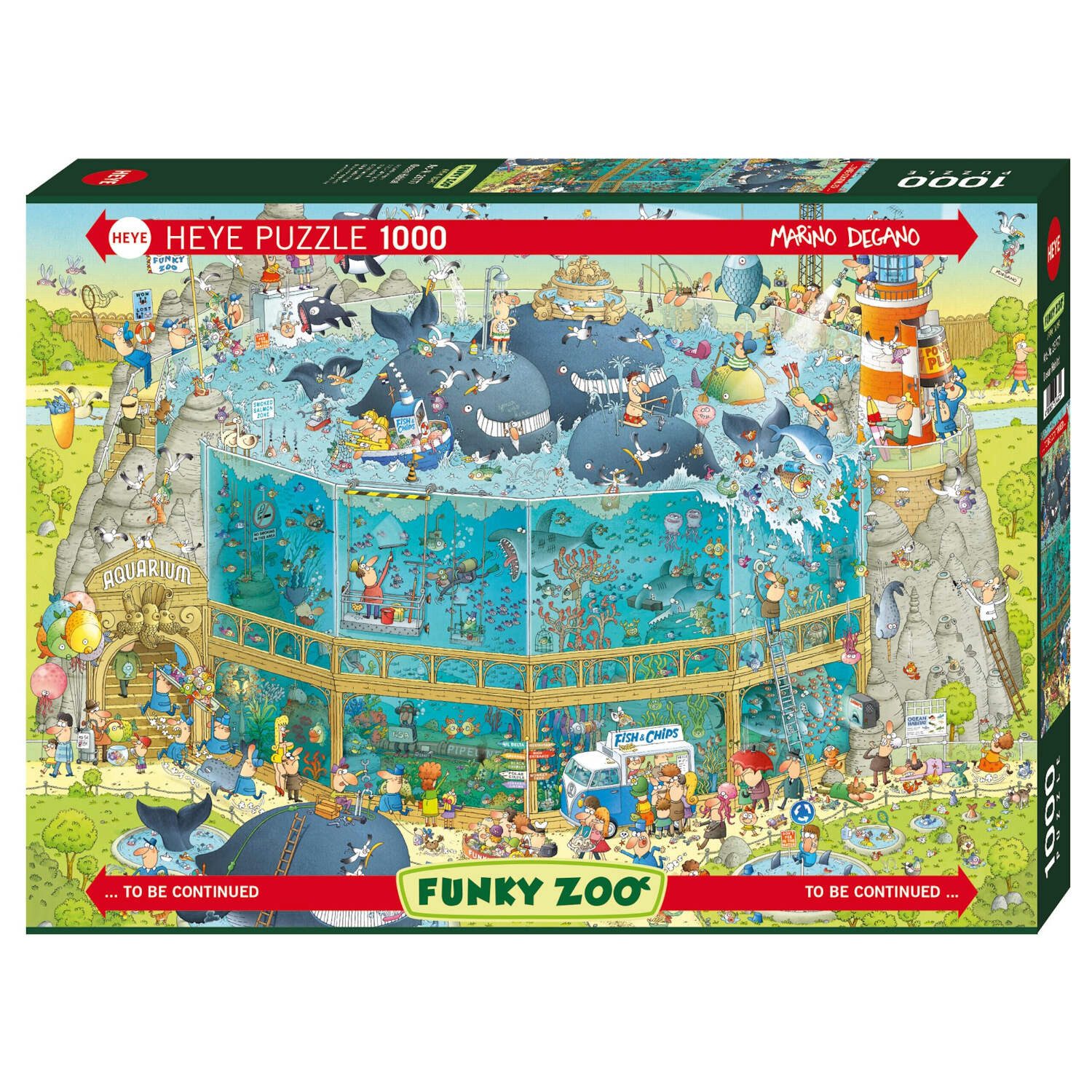 HEYE Puzzle Ocean Habitat, 1000 Puzzleteile