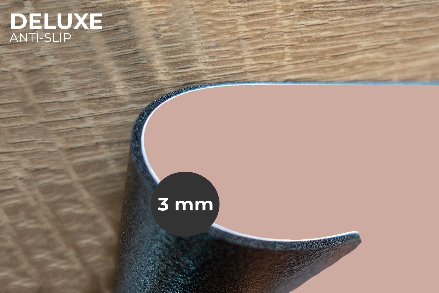 MuchoWow Platzset Rosa - Palette - Einfarbig - Einfarbig rosa, (6-St), Platzsets, Tischset, Abwaschbar, Tischsets, Platzdeckchen