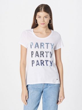 Key Largo T-Shirt PARTY (1-tlg) Pailletten, Falten