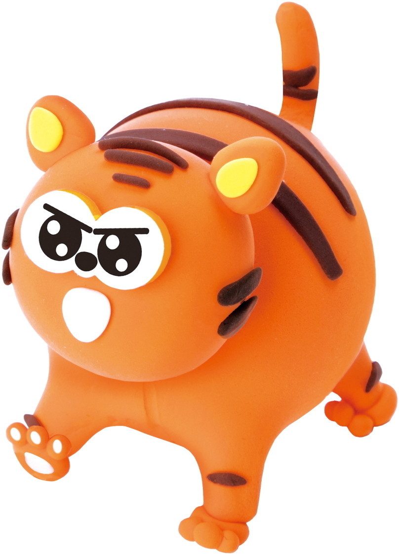 SIMBA Knete Spielzeug Kreativ Knete ART & FUN Knetset Air Dry Clay Tiger 106354761