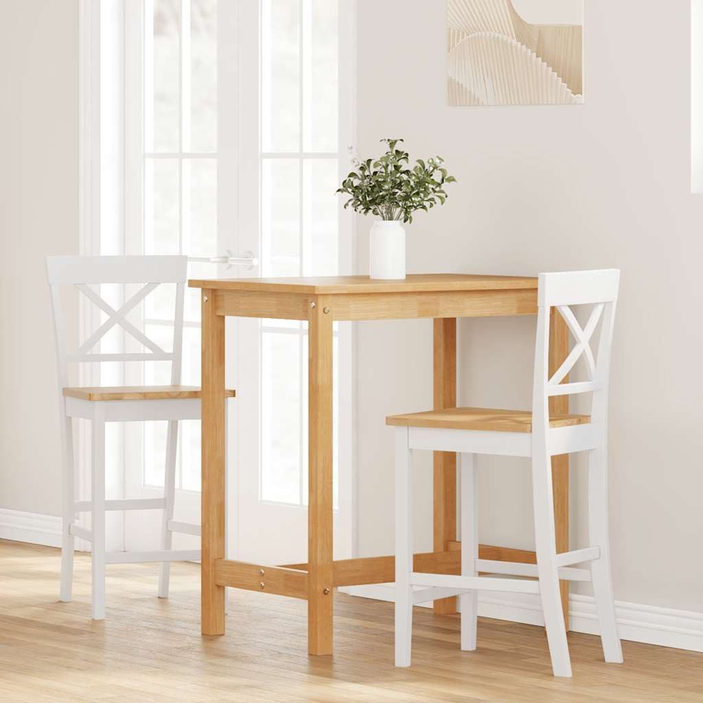 vidaXL Barhocker Barhocker 2 Stk. Weiß günstig online kaufen
