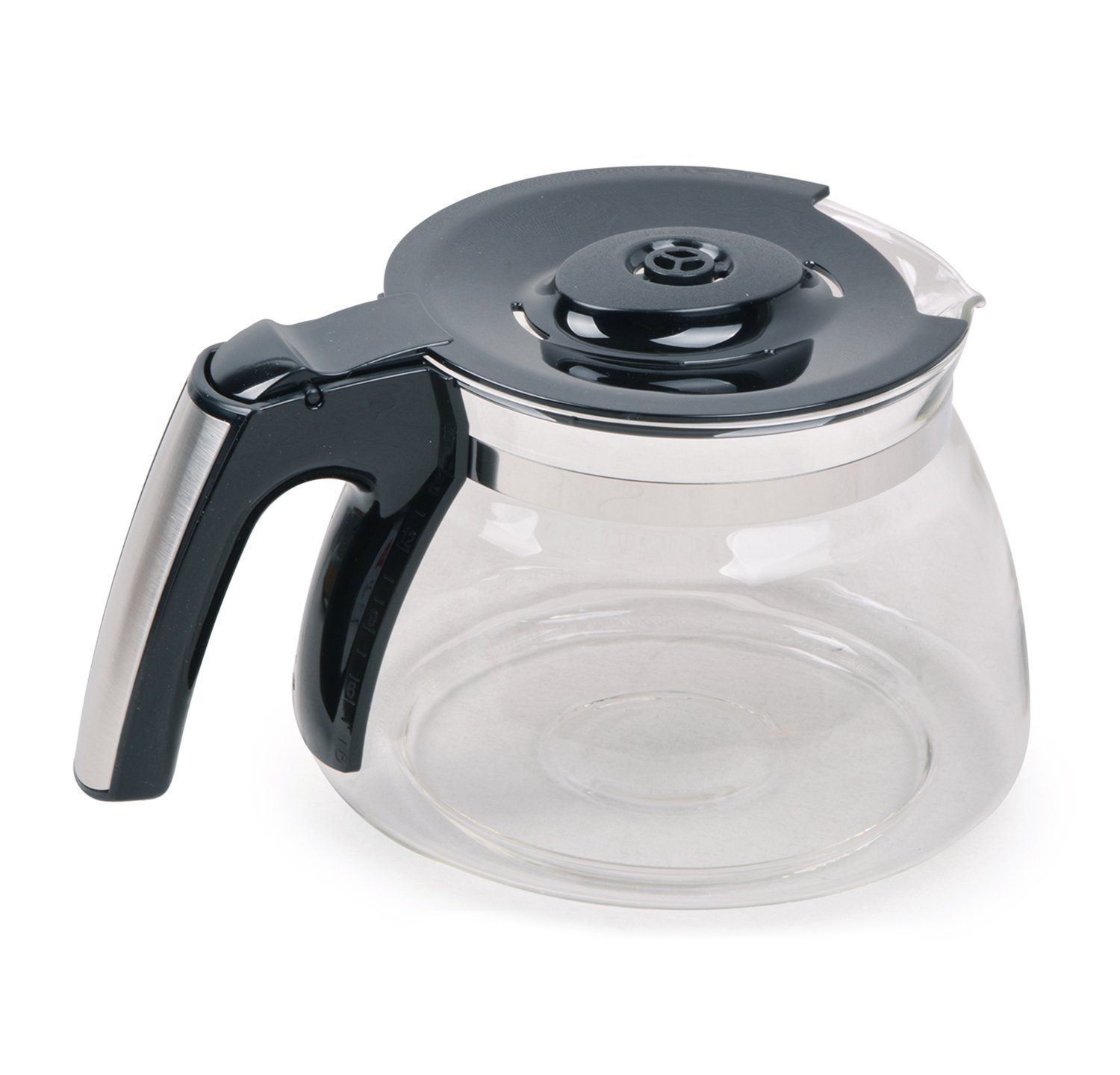 Melitta Kaffeekanne Glasskanne 6758146, 1,2 l, mit Deckel für Filterkaffeemaschine