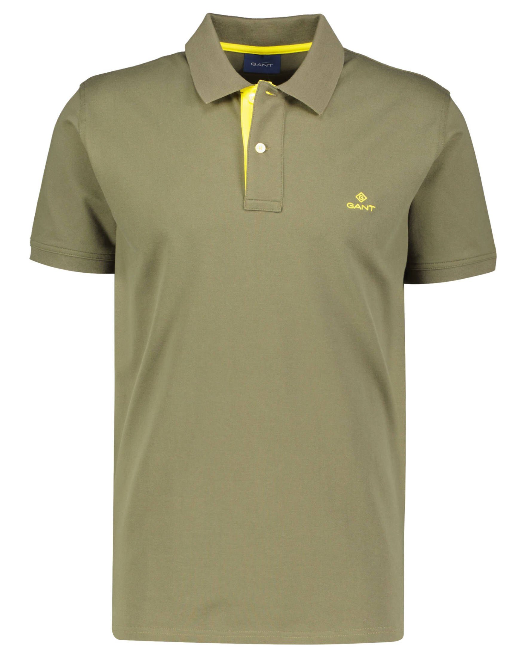 Gant Poloshirt Herren Fit Regular Poloshirt CONTRAST (399) COLLAR flasche (1-tlg)