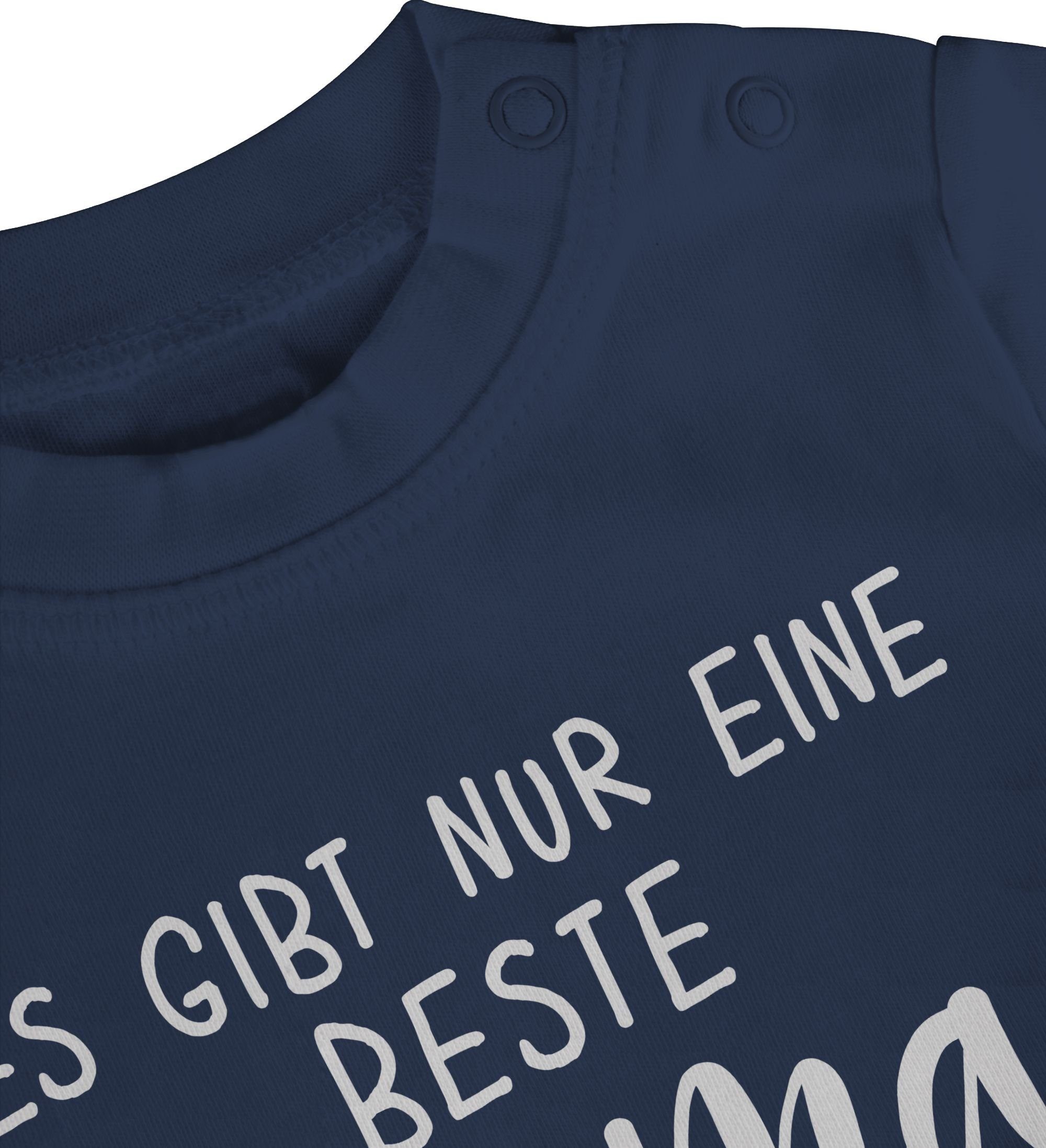 Shirtracer Mutti 1 Muttertagsgeschenk T-Shirt - eine beste Es Navy gibt Blau Mama nur Meine