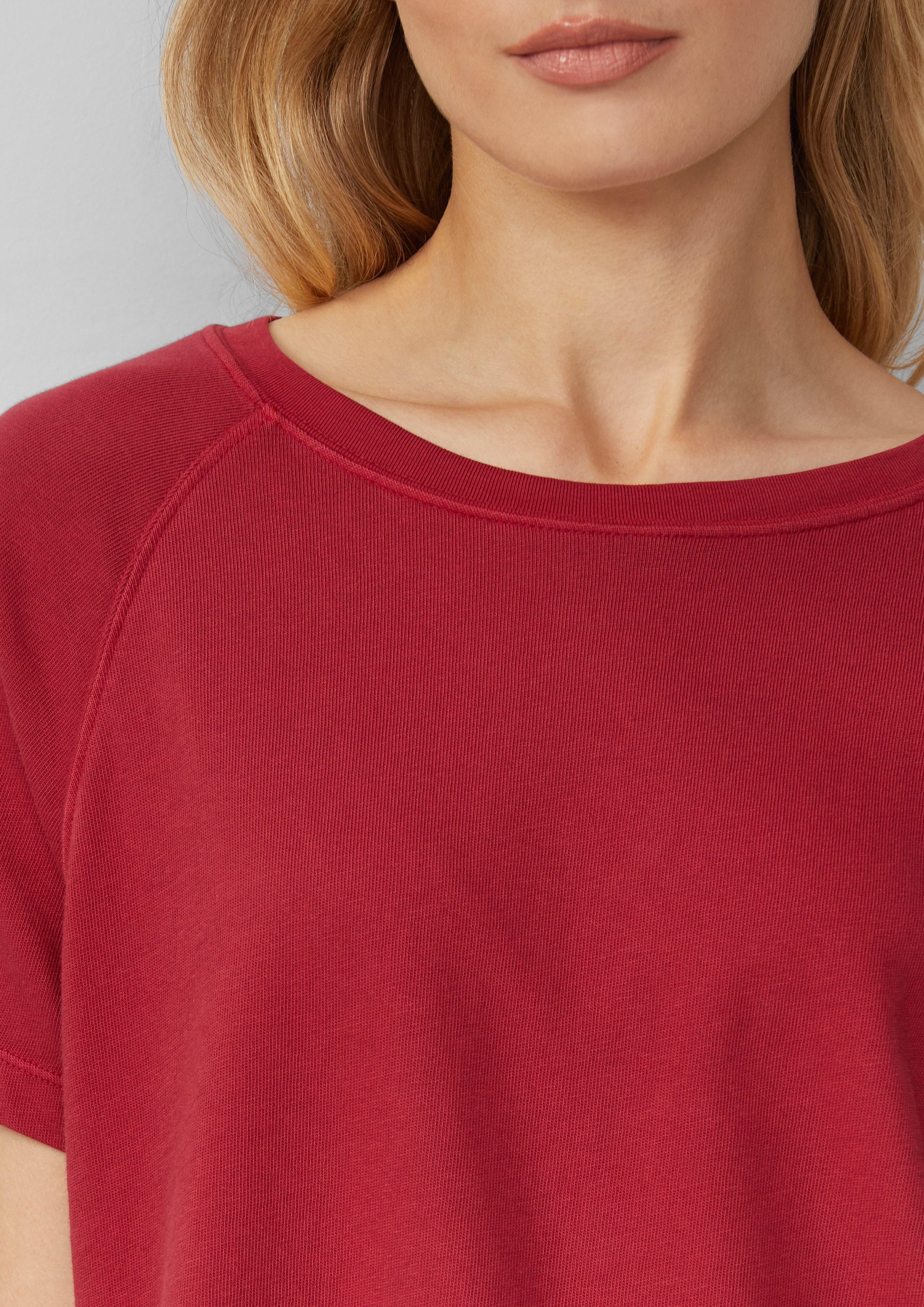 s.Oliver Kurzarmshirt Baumwoll-T-Shirt im Relaxed Fit günstig online kaufen