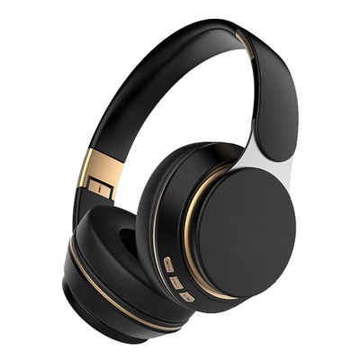 YSDYM Bluetooth Kopfhörer Over Ear, [Bis zu 52 Std] Kabellose Kopfhörer Over-Ear-Kopfhörer (mit 3 EQ-Modi,HiFi Stereo Faltbare Headset mit Mikrofon)