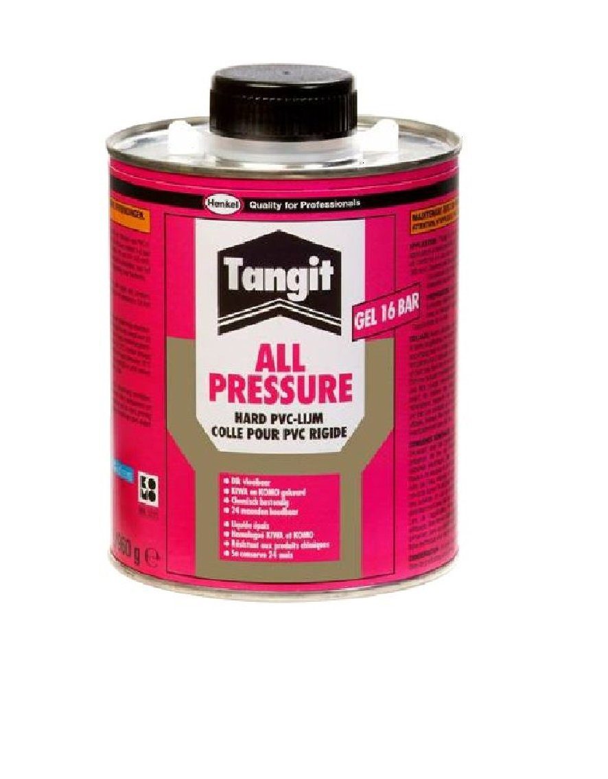 HENKEL Rohrverbinder Tangit PVC Kleber All Pressure 1 Liter Hart-PVC wasserfest