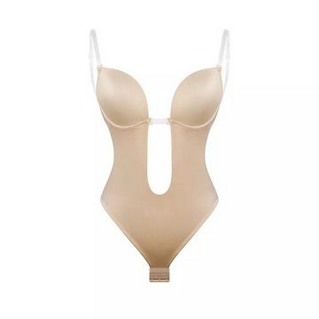 AFAZ New Trading UG Shaping-Body Damen Rückenfreier Body Shaper Shapewear Push up Bodysuits Unterwäsche