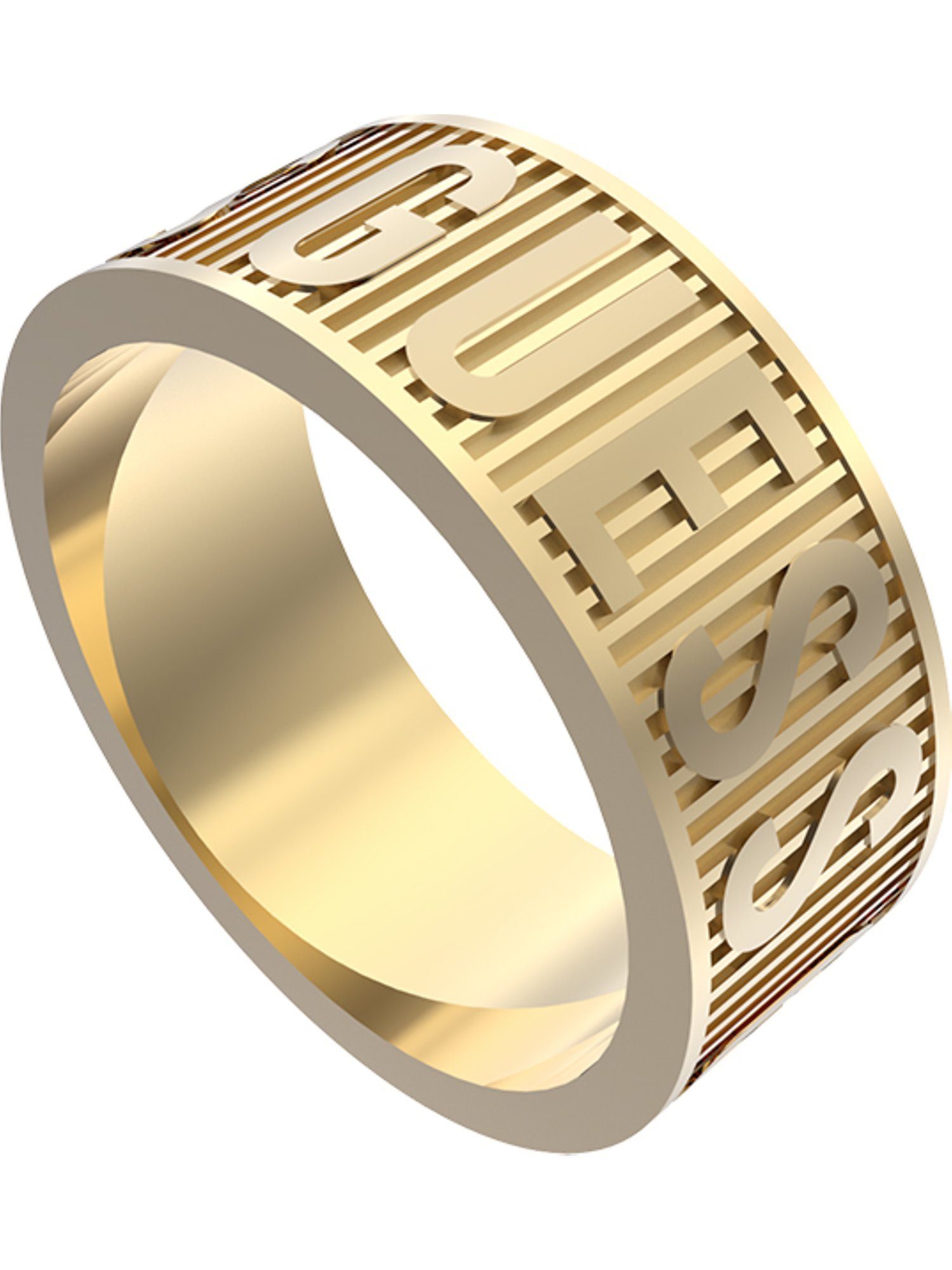 Guess Fingerring Guess Herren-Herrenring Edelstahl gold