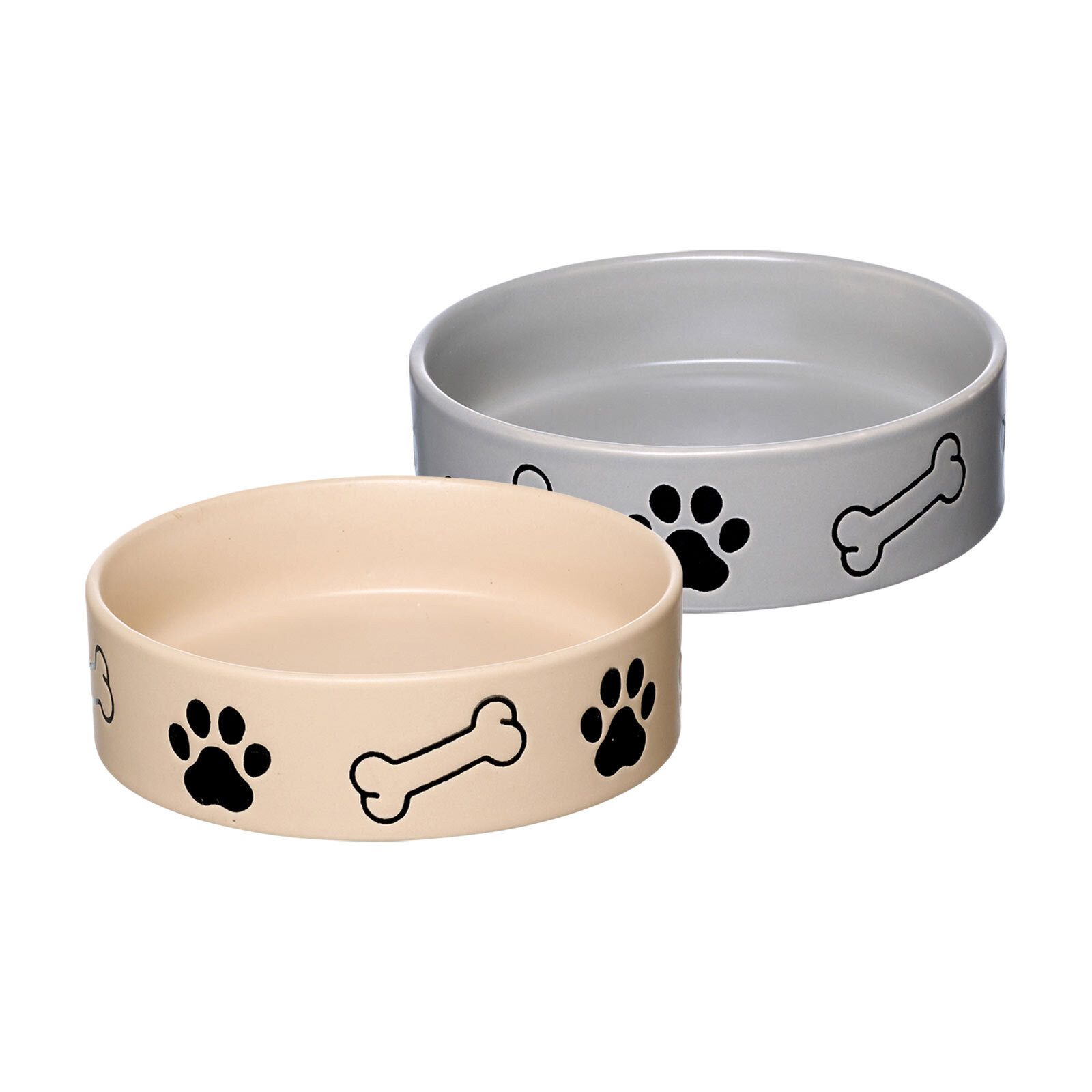 Ritzenhoff & Breker Futternapf Mika Dog Futternäpfe ø 14 cm 2er Set, Steingut