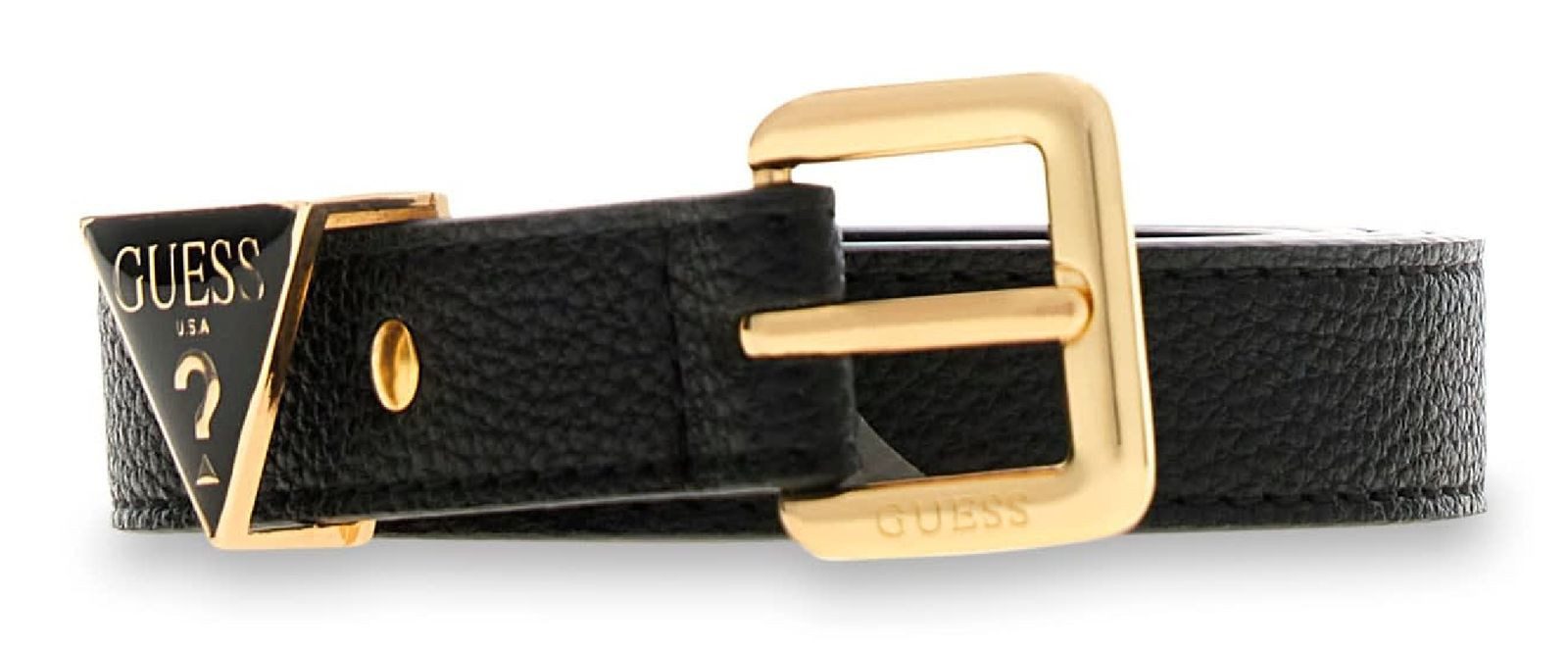 Guess Synthetikgürtel Leather Belt H20 aus echtem Leder