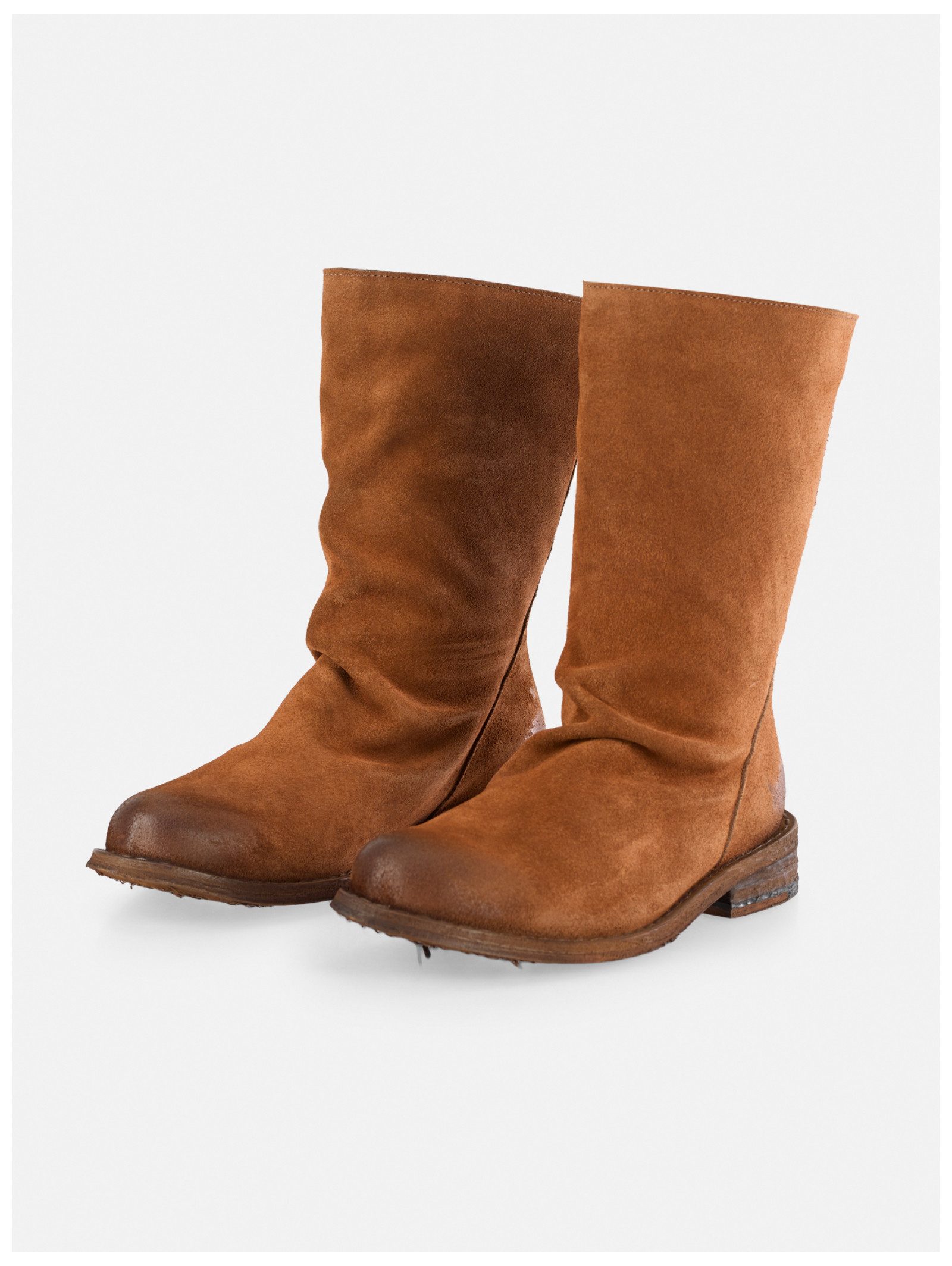 Felmini Wide Fit Stiefel Veloursleder . Stiefel