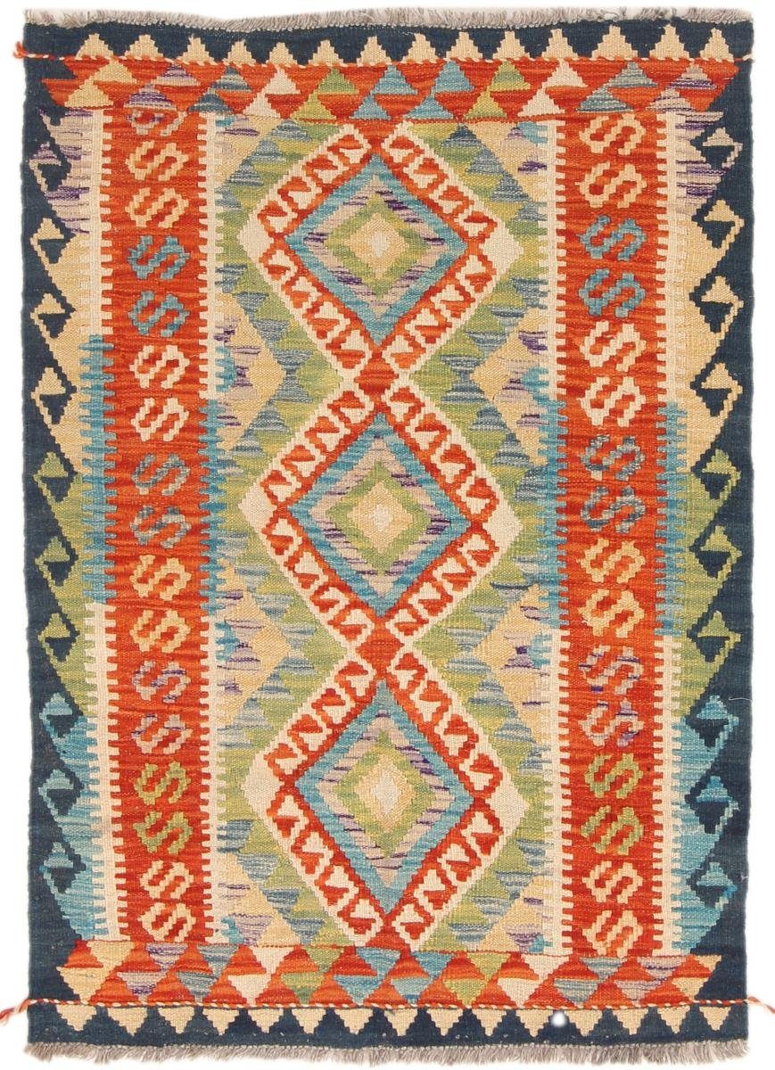 Orientteppich Kelim Afghan 84x121 Handgewebter Orientteppich, Nain Trading, rechteckig, Höhe: 3 mm