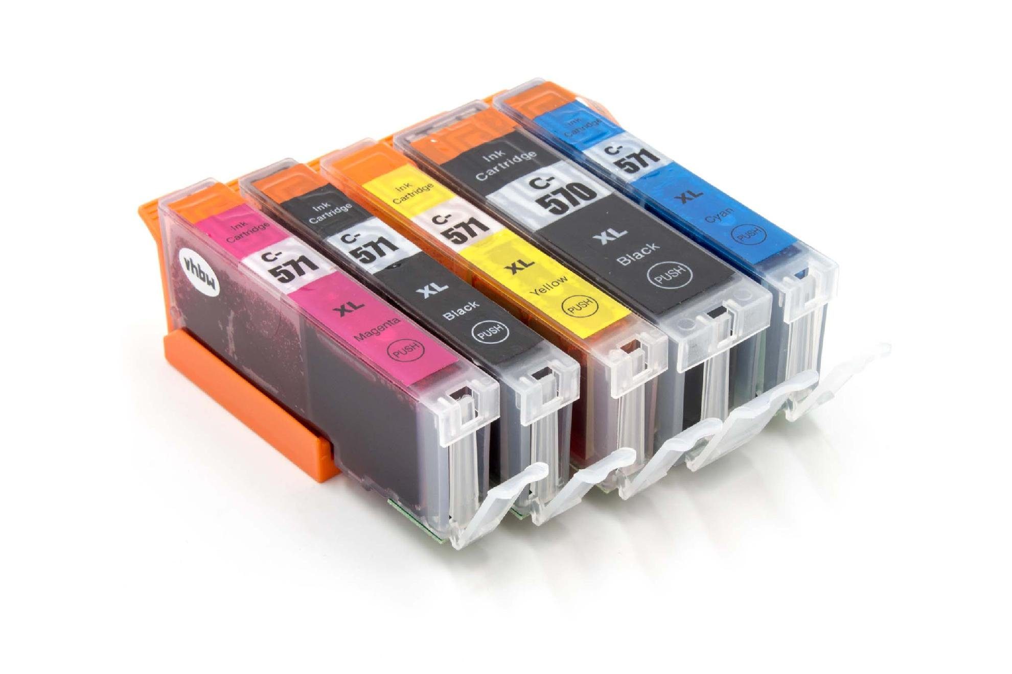 vhbw Tintenpatrone (passend für Canon Pixma MG5750, MG5751, MG5752 Drucker & Kopierer Tintenstrahldrucker)