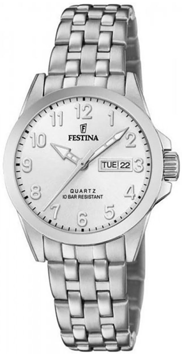 Quarzuhr Festina Damen Uhr F20455/1 Edelstahl