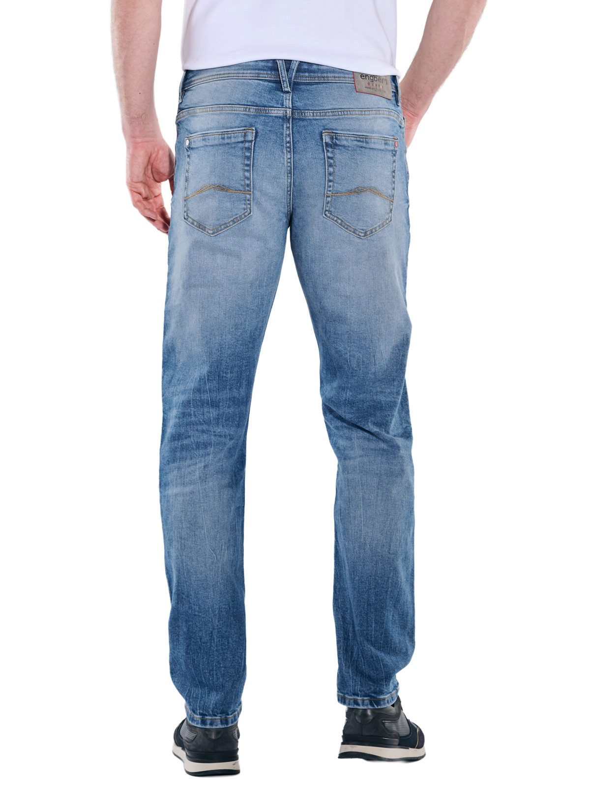 Engbers Stretch-Jeans Herren Jeans 5-Pocket Superstretch, Brilliantblau