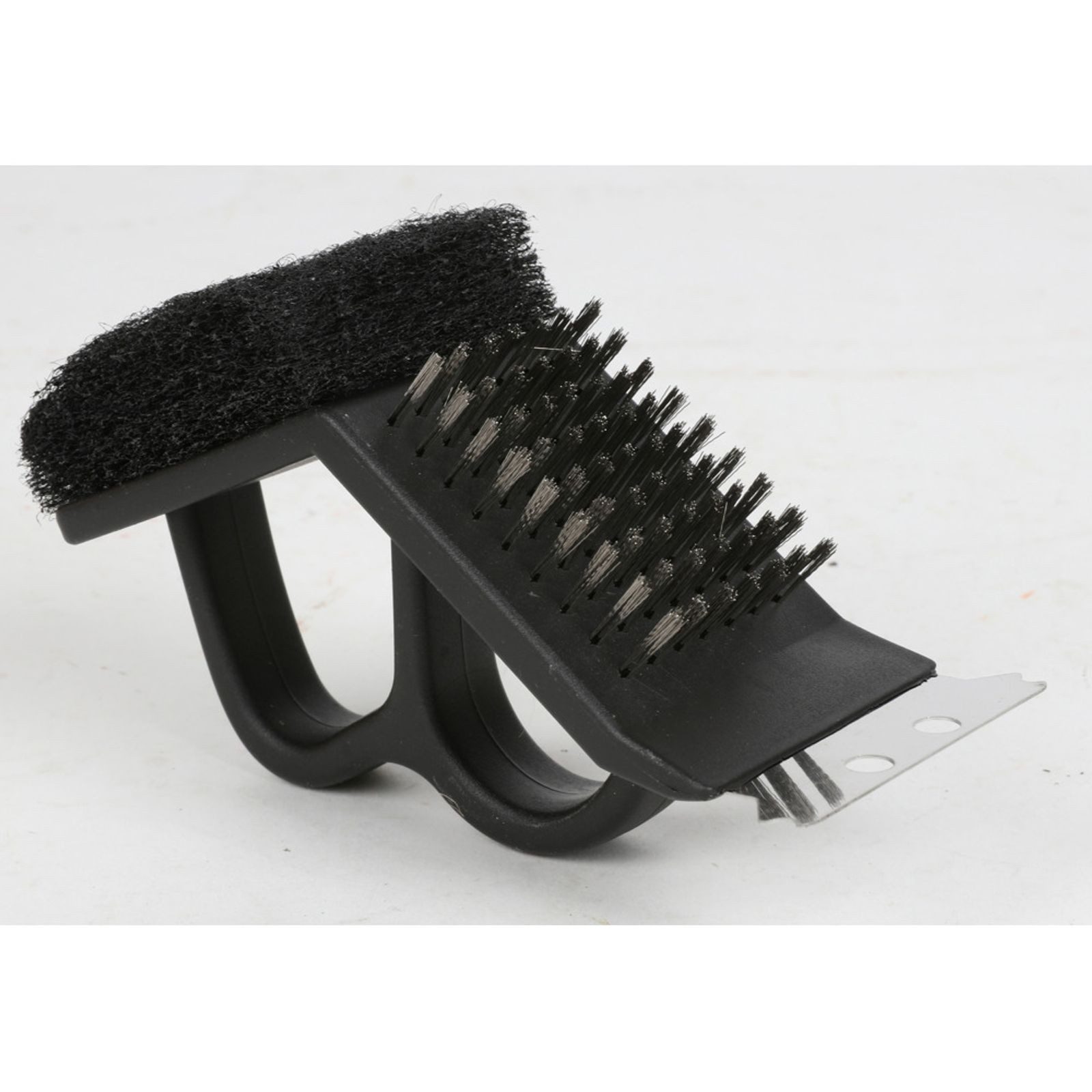 BURI Grillbürste Grillbürste – Reinigungsbürste 3-in-1 – 6x Stück