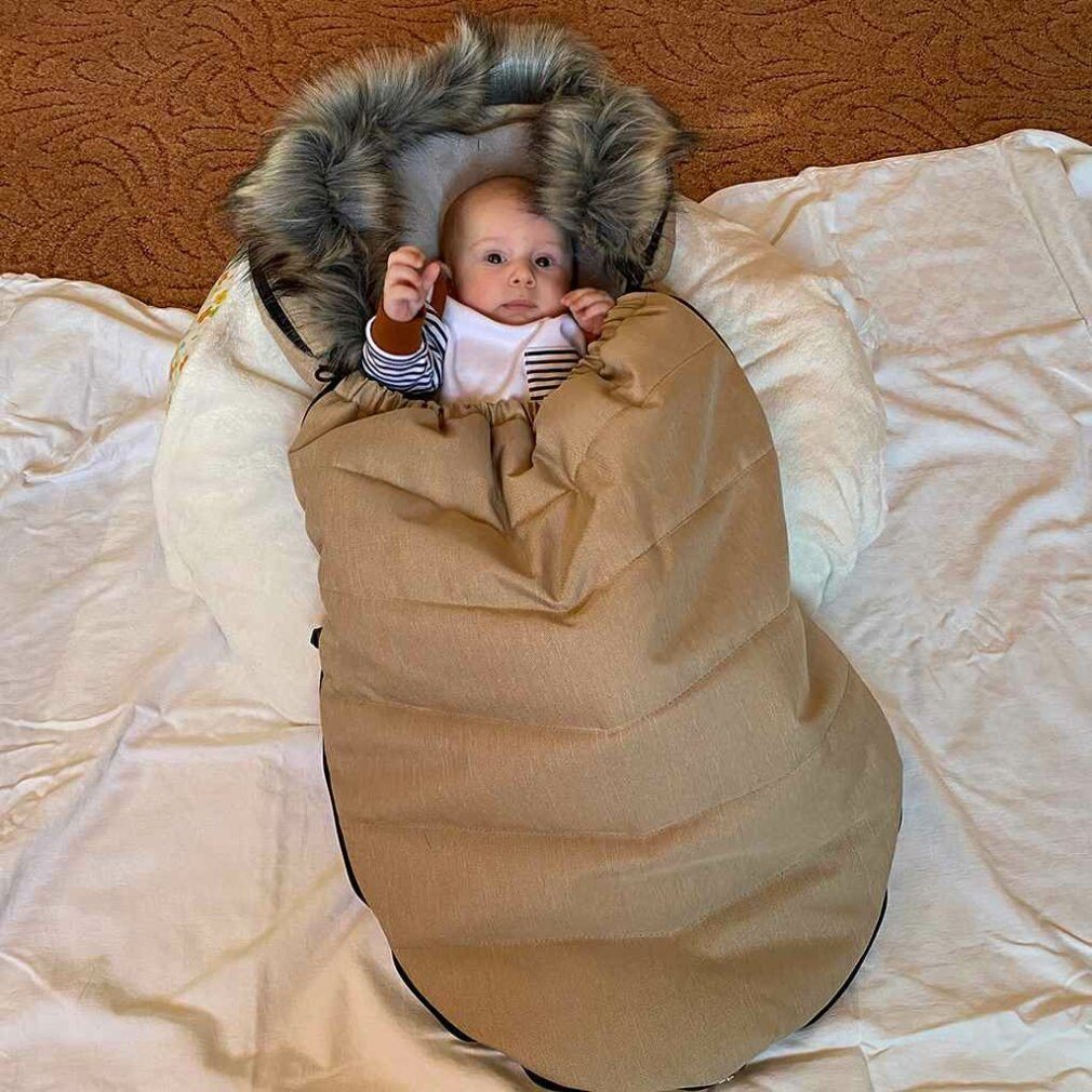 Tragetuch Babytrage mit beige