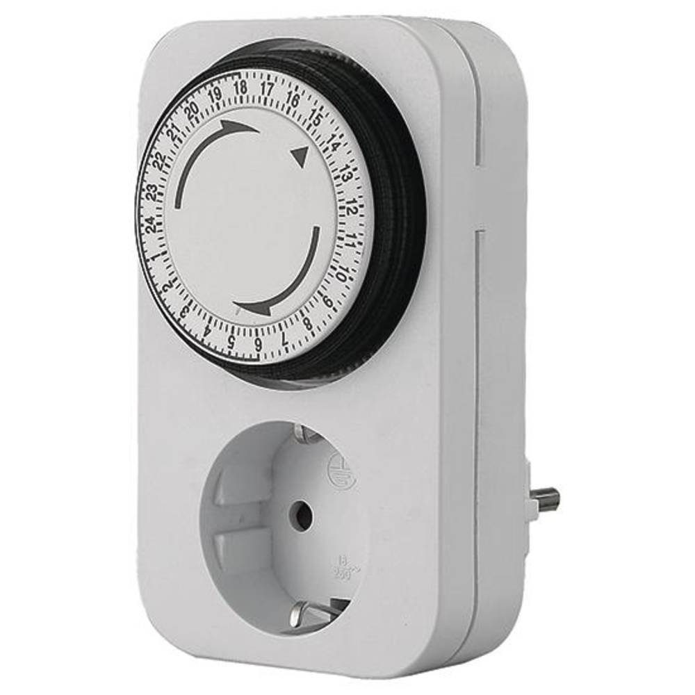 Zeitschaltuhr 24h - 1x Schuko 16A/230V~/3680W Täglicher Timer