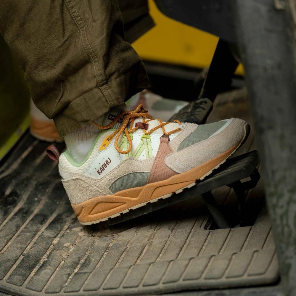 KARHU Karhu Fusion 2.0 Damen Sneaker Beige Hellgrün (Turtledove/Shadow Lime) Sneaker
