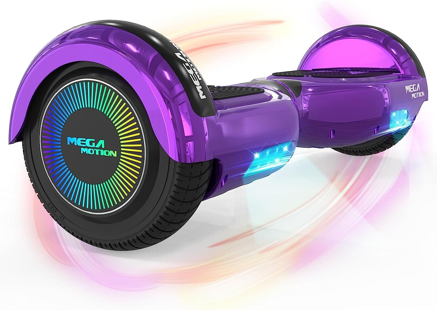 Mega Motion Balance Scooter 6,5 Zoll Hoverboard mit Bluetooth und zwei starke Motoren, 20,00 km/h