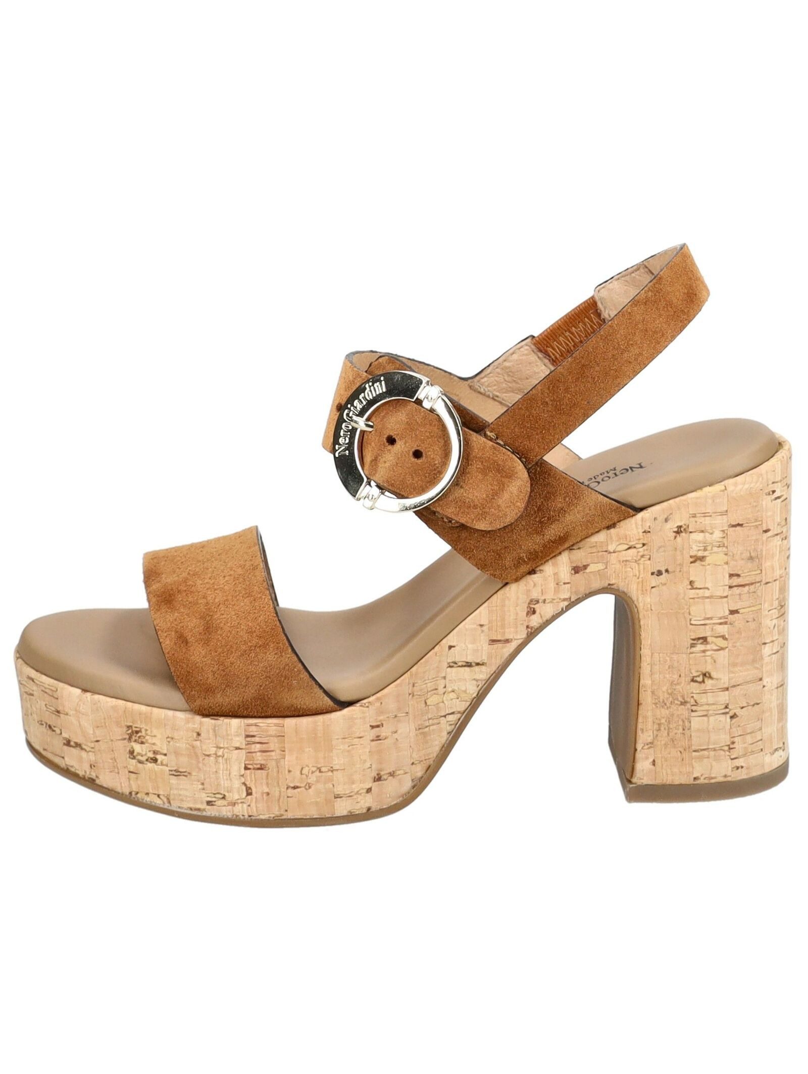 Nero Giardini Sandalen Veloursleder . High-Heel-Sandalette